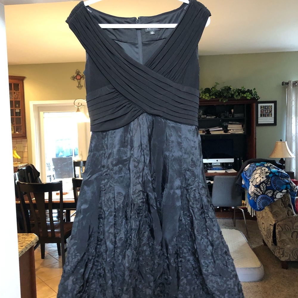 Black Adrianna Papell cocktail dress